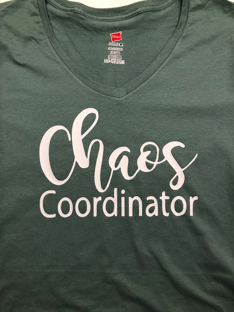 Chaos Crew Job Work School Slogan' Frauen Funktions-T-Shirt