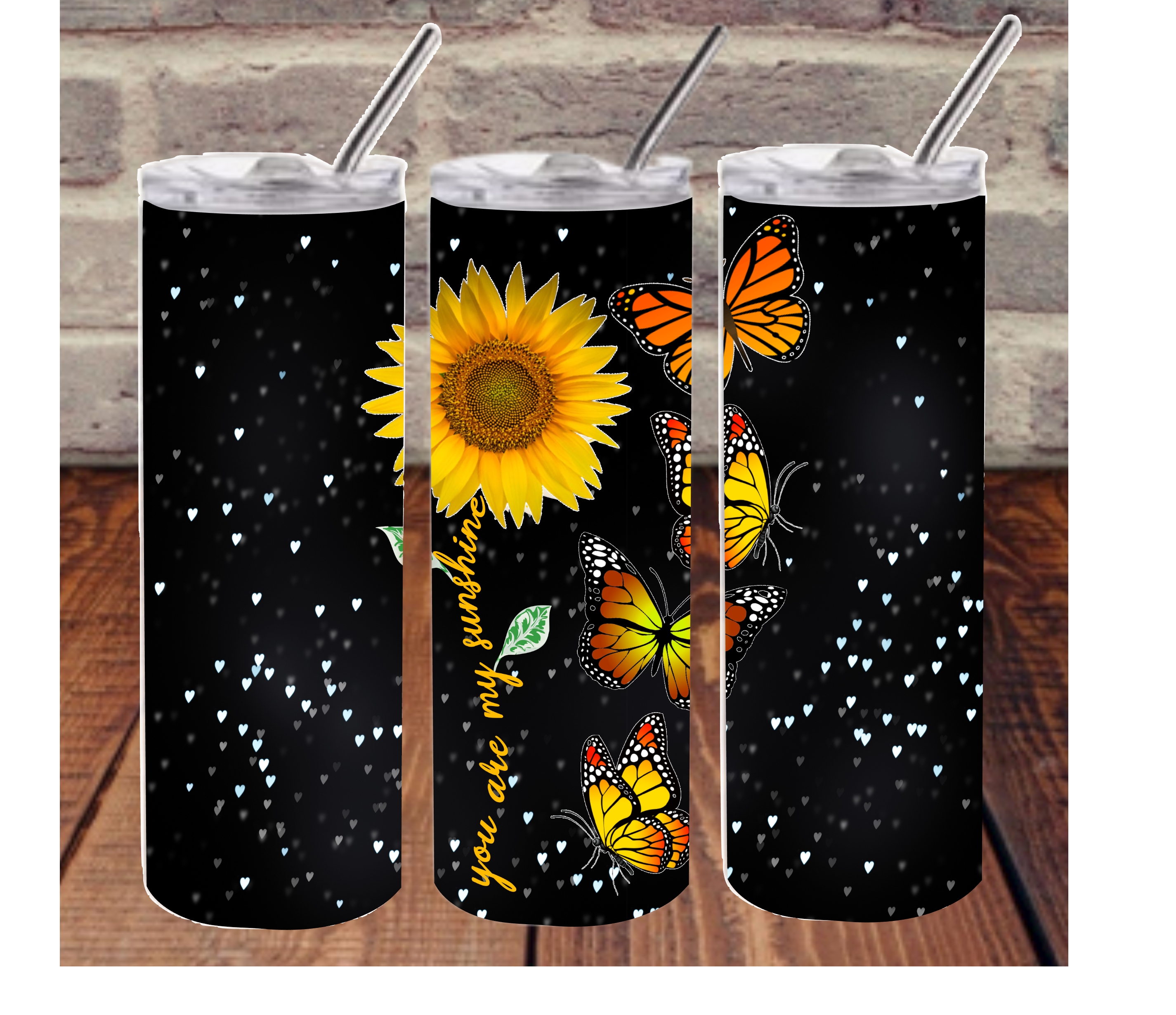 Sunflower LV sublimation tumbler – Dawn's Crafty Creations