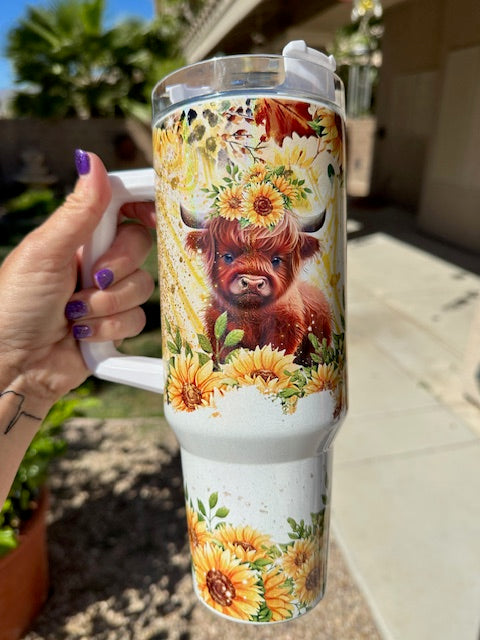 Beauty and the beast sublimation tumbler – Dawn's Crafty Creations