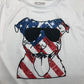 Patriotic pit bull t shirt