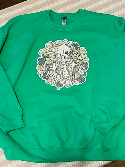 Skull Shamrock sweatshirt