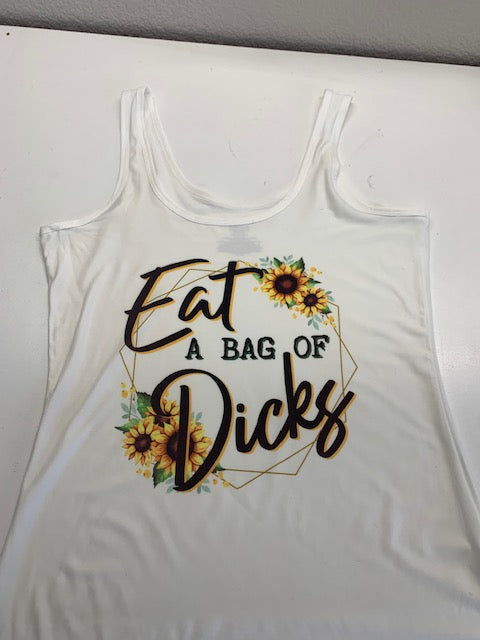 Eat a bag of dicks, funny t shirt, sunflower shirt