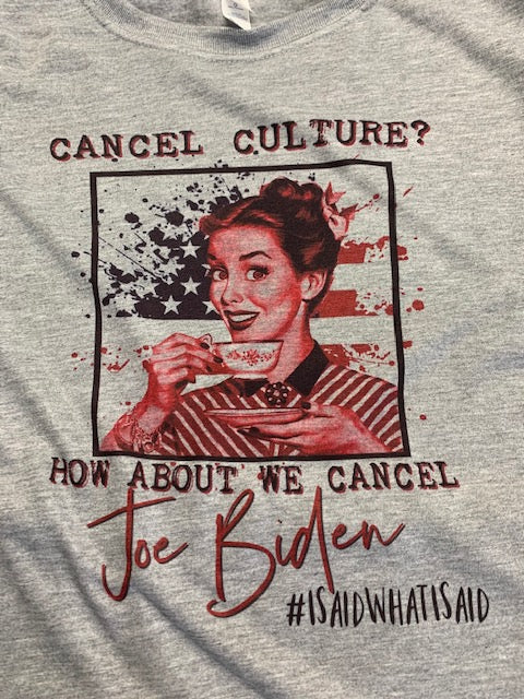 Cancel Culture, how about we cancel Joe Biden