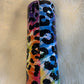 High Maintenance sublimation tumbler tie dye leopard print