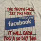 Hilarious Facebook jail shirt, as seen on tiktok