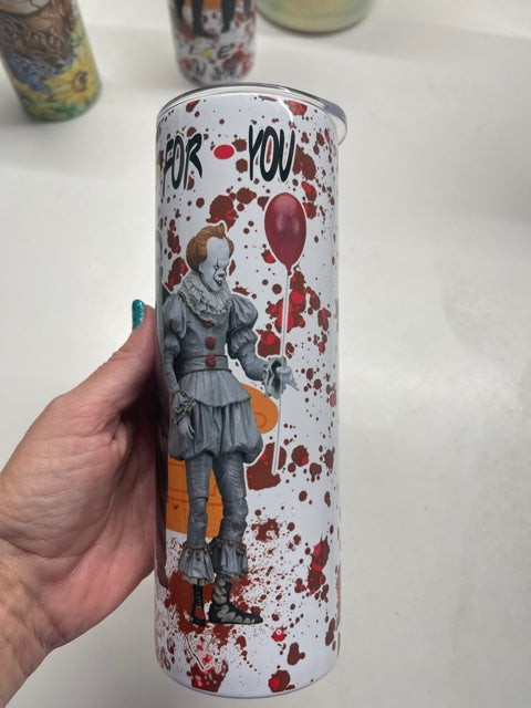 I'll be there for you Halloween themed insulated tumbler