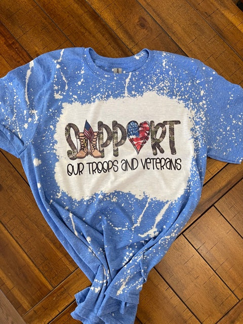 Support our troops and veterans hoodie or t shirt as seen on TikTok