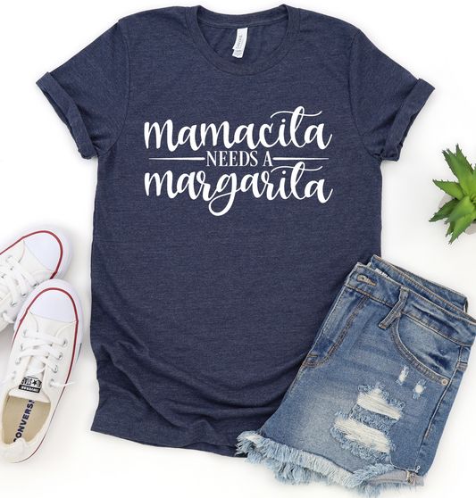 Mamacita needs a Margarita funny women's shirt