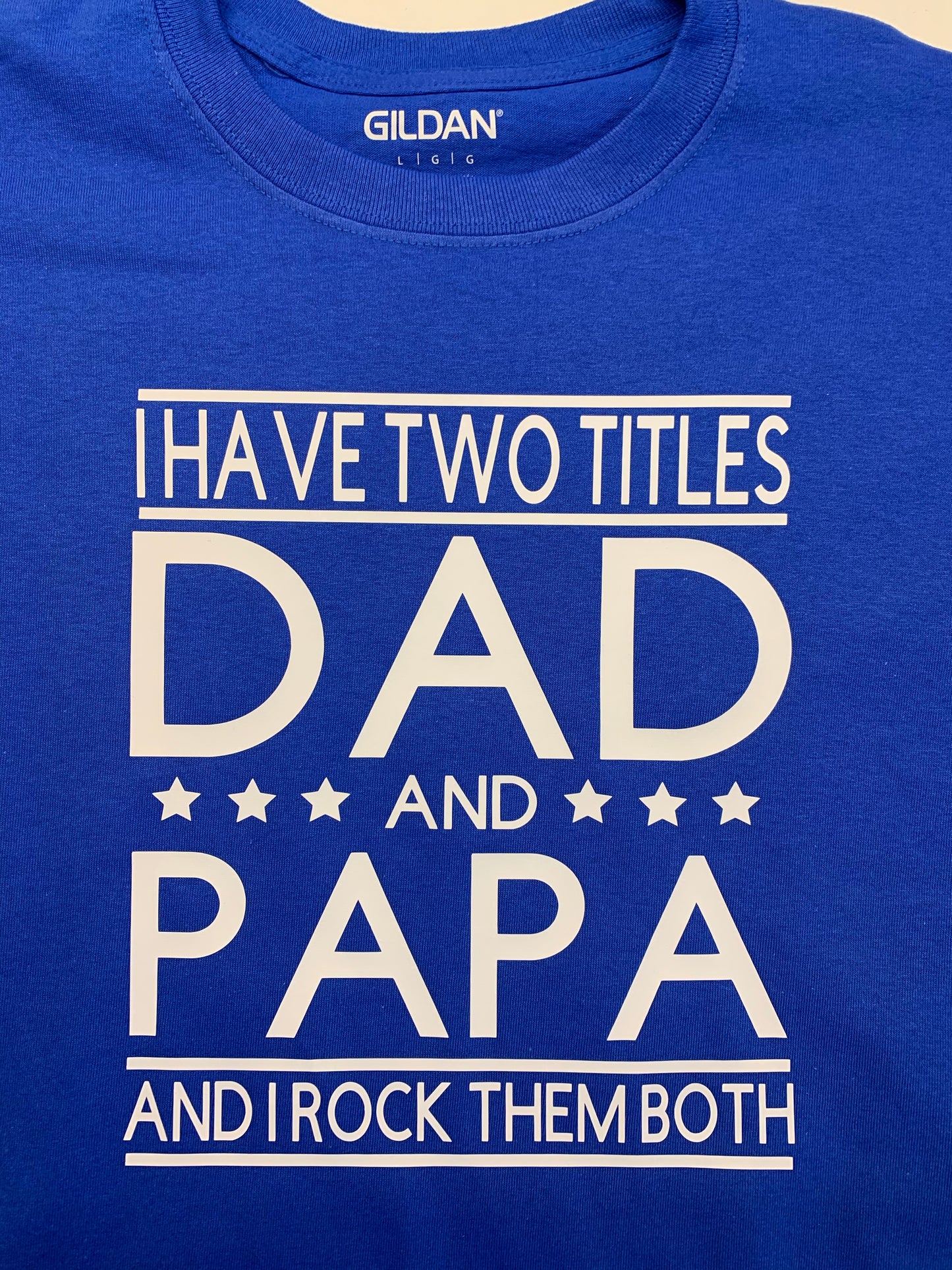 Dad and papa t shirt, great Father’s Day gift idea
