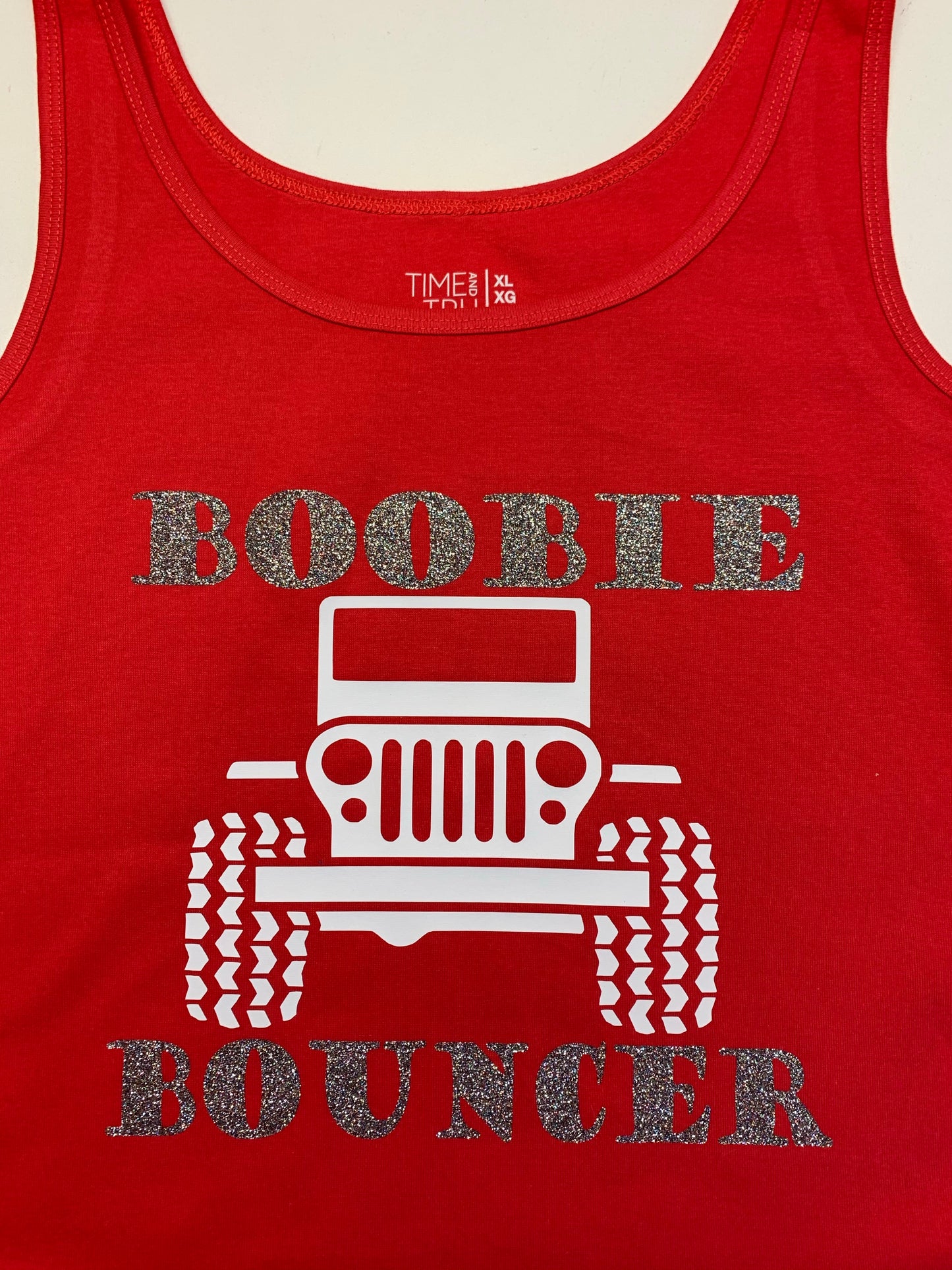 Funny Jeep tank top, boobie bouncer funny off road shirt
