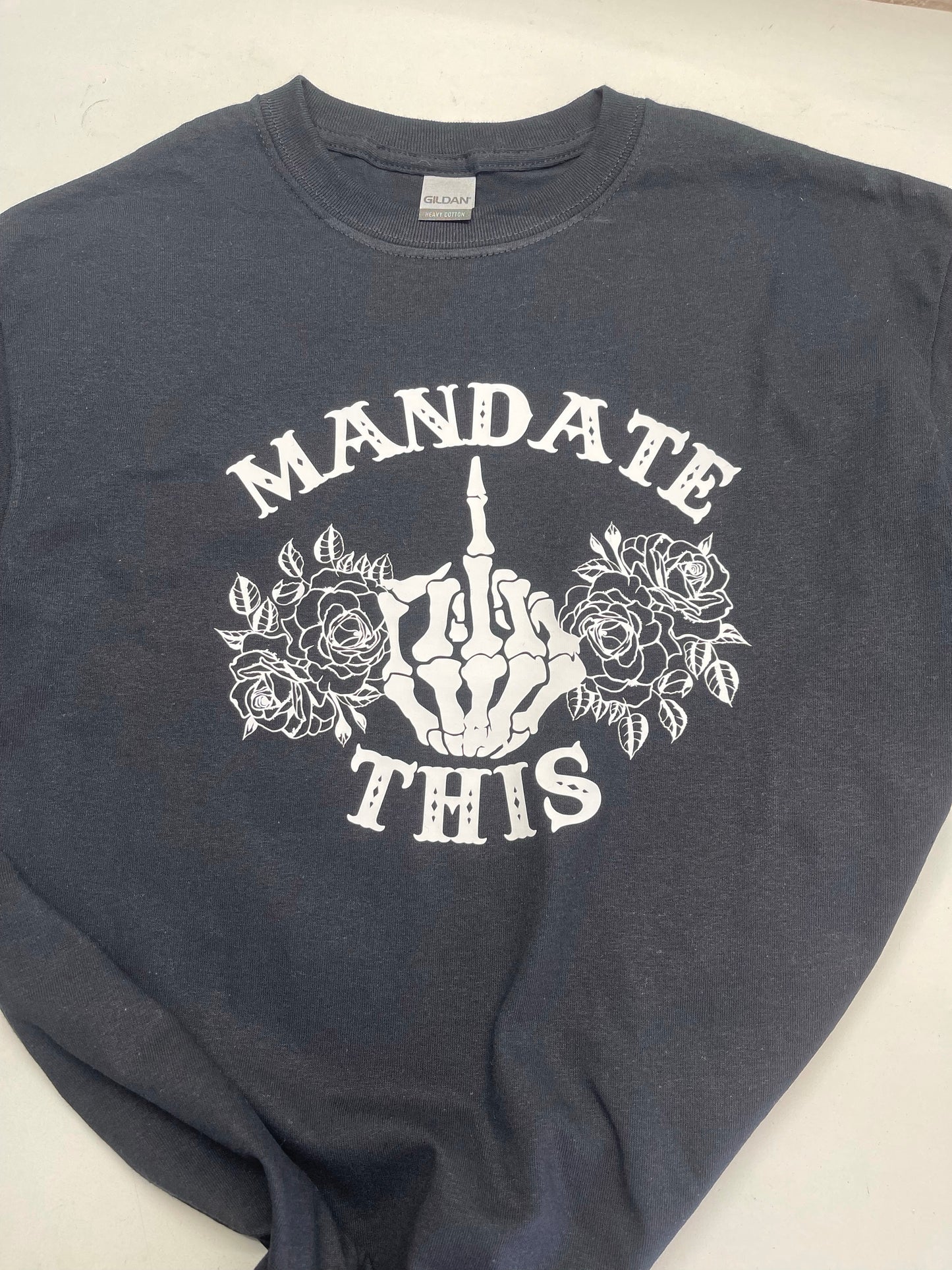 Mandate this middle finger t shirt