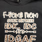 F-Bomb mom funny hoodie
