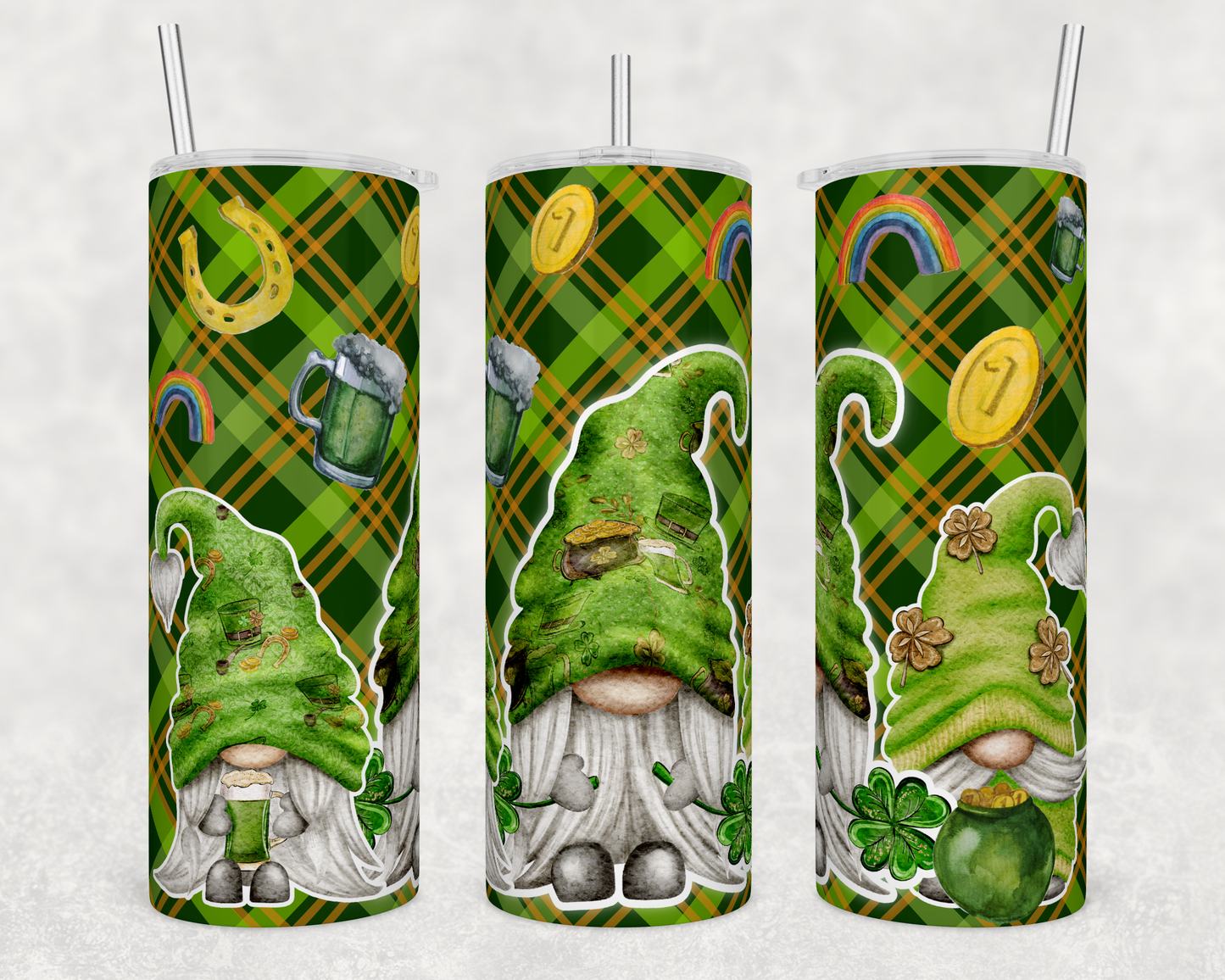 Lucky Gnome drink tumbler